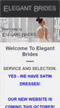 Mobile Screenshot of elegant-brides.com